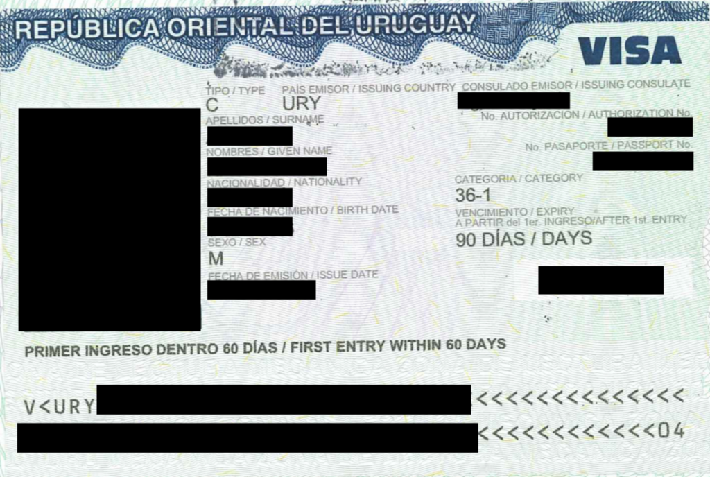 uruguay tourist visa for indian citizens
