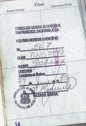 honduras tourist visa